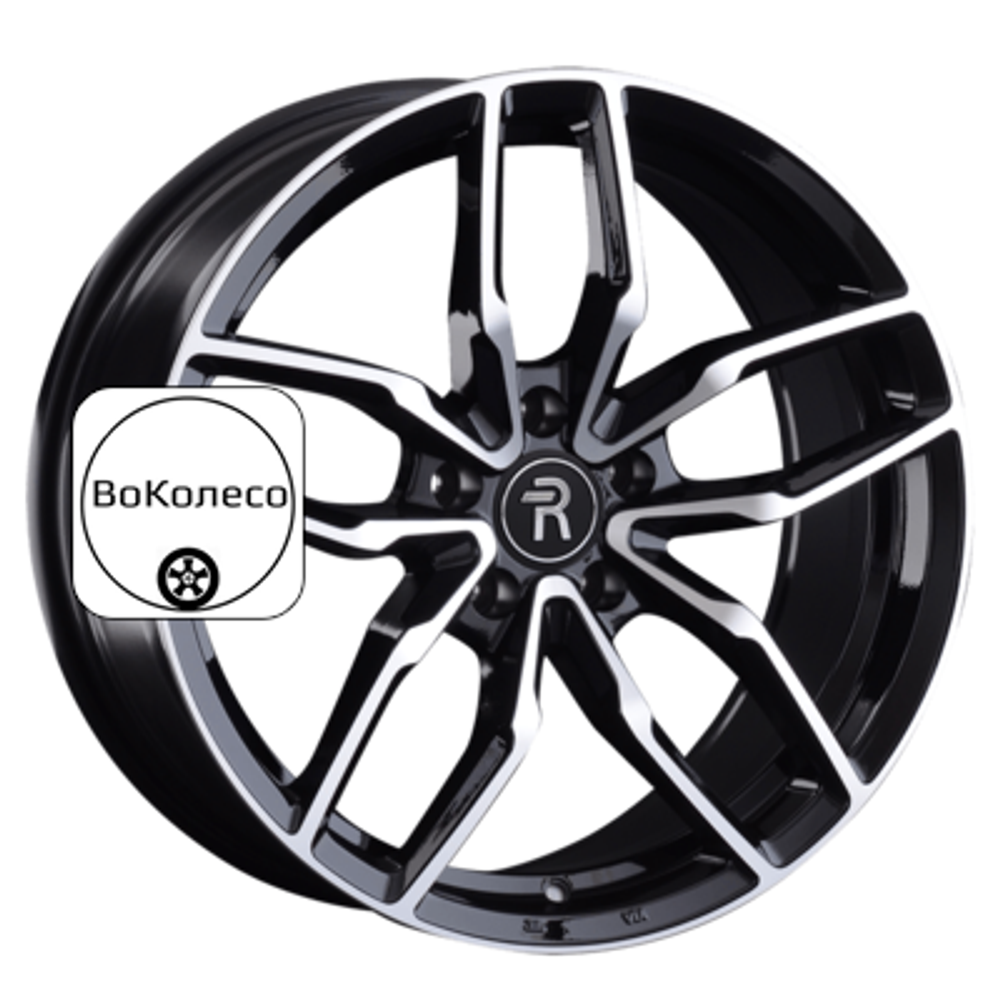 8x18/5x112 ET25 D66,6 VV285 BKF (конус, C570-01) Replay