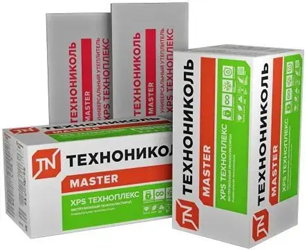 Экструдированный пенополистирол Технониколь Master 1180х580х30 мм