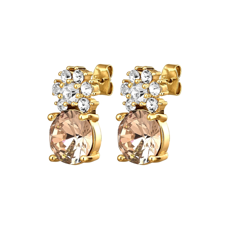 Серьги Dyrberg Kern BECKIA SG GOLDEN / CRYSTAL 460068