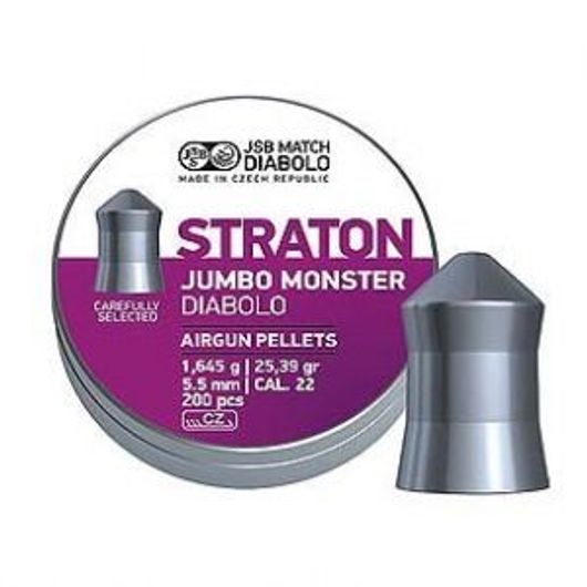 Пули JSB Straton JUMBO Monster DIABOLO 1.645 г 5,5 мм 200 шт