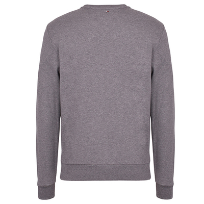Мужская теннисная кофта Tommy Hilfiger Essential Crew - medium grey heather