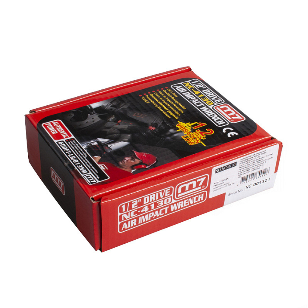 Гайковерт пневматический ударный 1/2&quot;, 813 Нм MIGHTY SEVEN (M7) NC-4130