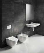 Унитаз подвесной Ravak Uni Chrome RimOff безободковый, без сиденья, белый (X01535)