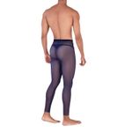 Мужские леггинсы темно-синие полупрозрачные сетчатые  Pikante MANHOOD LONG JOHNS 033608