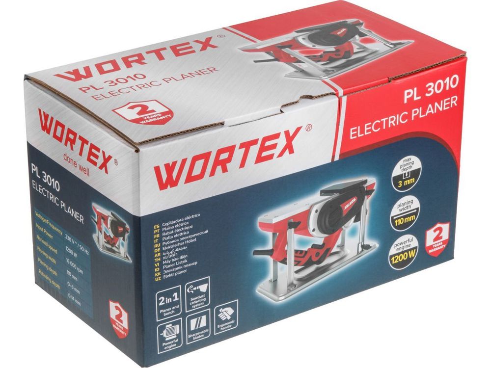 Рубанок электрический WORTEX PL 3010