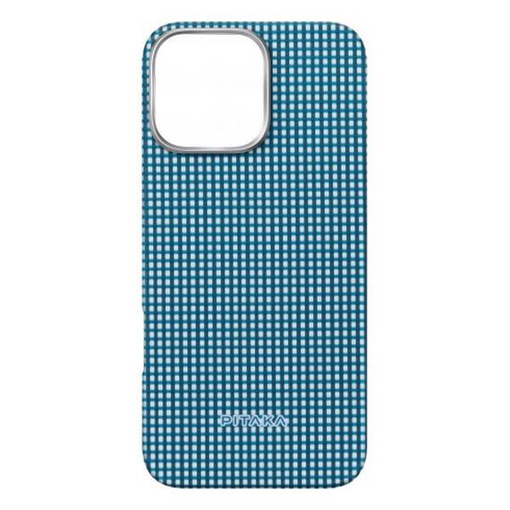 Чехол Pitaka Ultra-Slim Case для iPhone 16 Pro Синий (Ocean Blue) KI1601POCE