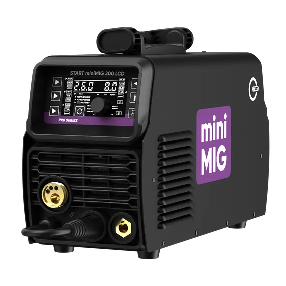 OSA START miniMIG 200 LCD Сварочный полуавтомат 2W202L — полупрофессиональный сварочный полуавтомат для монтажников, 200 А