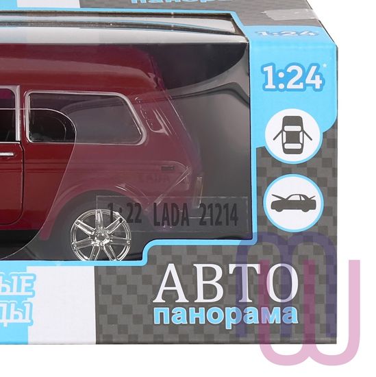 МОДЕЛЬ МАШИНЫ 1/22 ВАЗ 21214 БОРДОВЫЙ