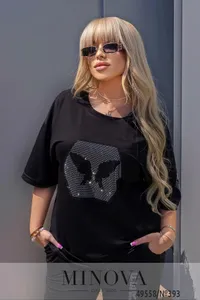 Костюм 393-черный Minova