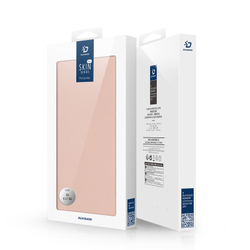 Чехол книжка из PU кожи розового цвета от Dux Ducis для Samsung Galaxy A17 5G, серия Skin Pro Series Case