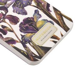 Bloknot \ Блокнот \ Notebook Блокнот на гребне «Cute Journal» A7, BV, 100 л. "Флора. Ирисы" линейка
