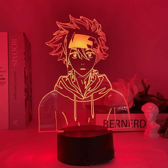 3D лампа SK8 the Infinity, На скейте в бесконечность. Рэки Кян