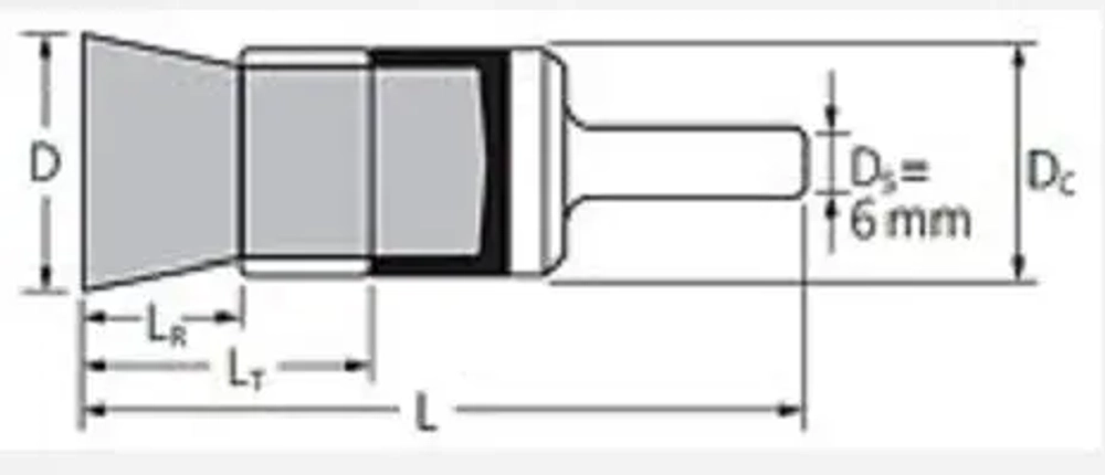 Щётка кистевая Pferd PBUR 2022/6 ST 0,35