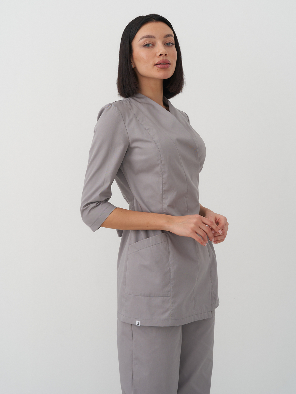 Блуза женская м288 liberty комфорт серый0129