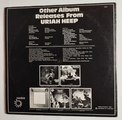 Винтажная виниловая пластинка LP Uriah Heep Live (Израиль 1973)