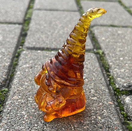 Милый гном с косичками