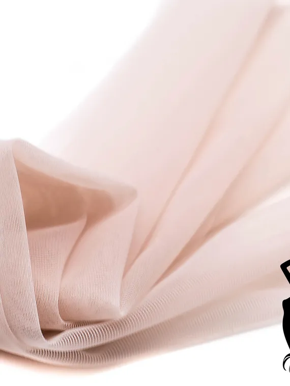 Неэластичная сетка оптом, Lauma Fabrics арт. 387, серебристый пион 168