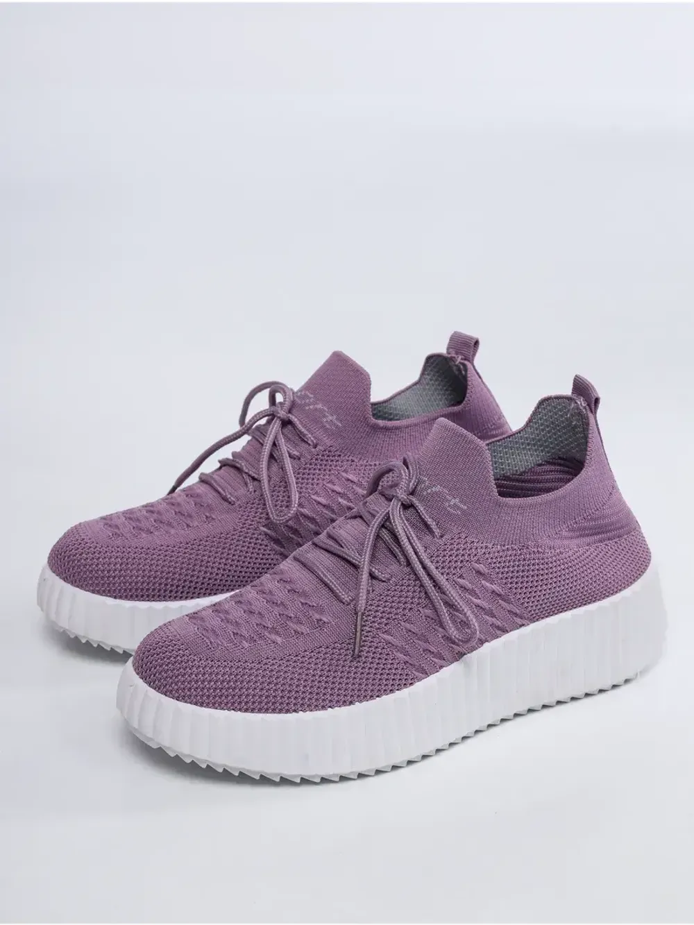 Слипоны на высокой подошве мокасины летние текстильные