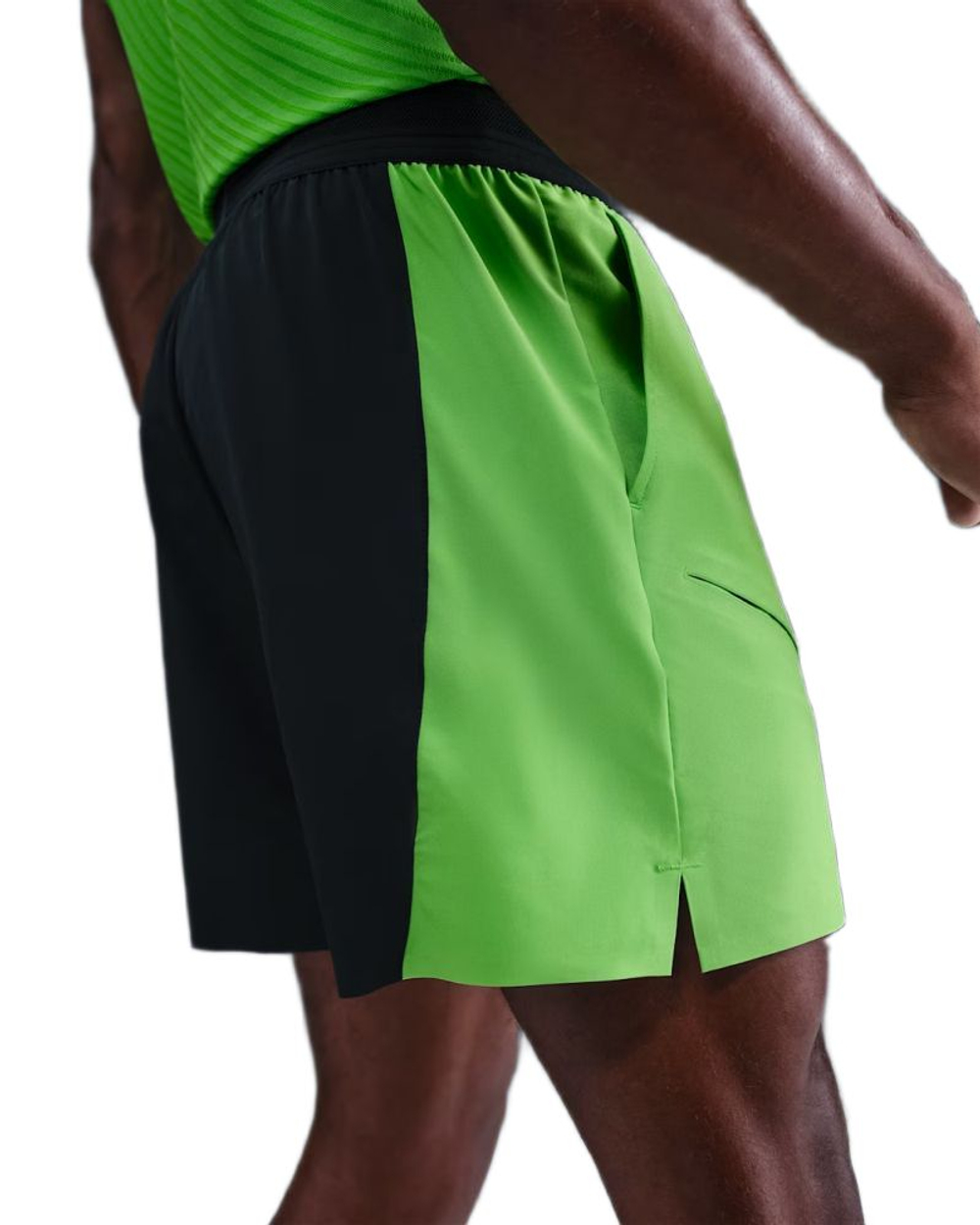 Теннисные шорты Nike Court Slam Dri-FIT - black/mean green/white