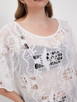 Платье туника пляжная накидка белая