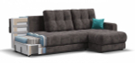 Угловой диван Босс Классик Велюр Алькантара серый