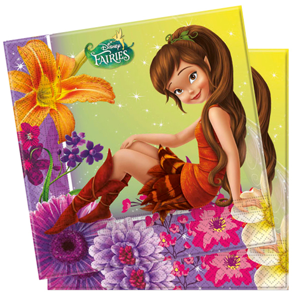 Распродажа САЛФЕТКИ МАГИЯ ФЕЙ 33 СМ  20 ШТ.