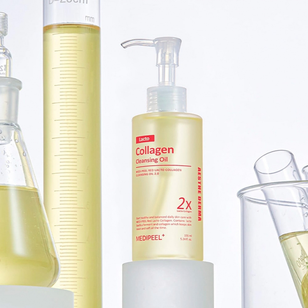 Medi-Peel Red Lacto Collagen Cleansing Oil 2.0 гидрофильное масло с пробиотиками