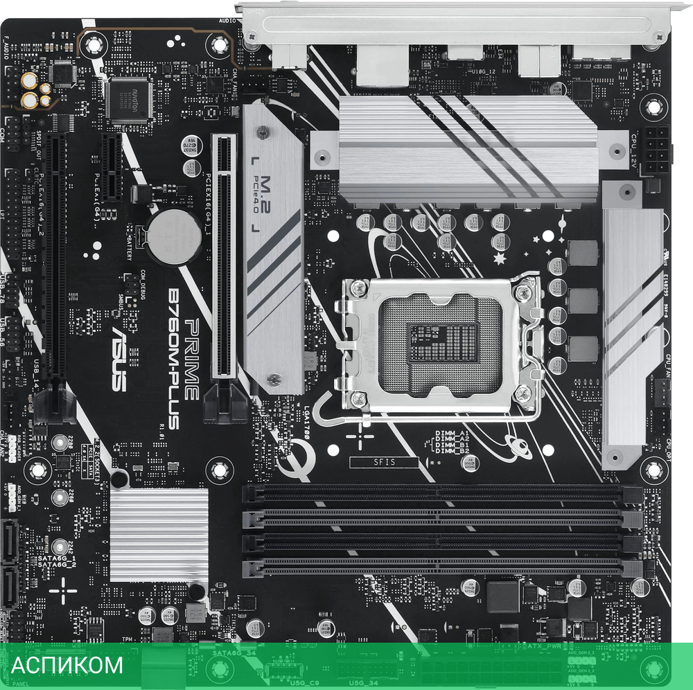 Материнская плата ASUS PRIME B760M-PLUS (90MB1GY0-M0EAY0)