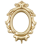 Фольгированный шар-фигура «Зеркало», Gold