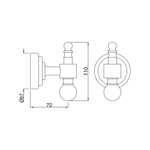 Крючок Jaquar AQN-CHR-7791