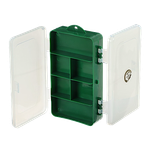 Коробка Три Кита TK-32 Двухсторонняя Зелёная 6+5отд. 190x112x50мм 003.0826