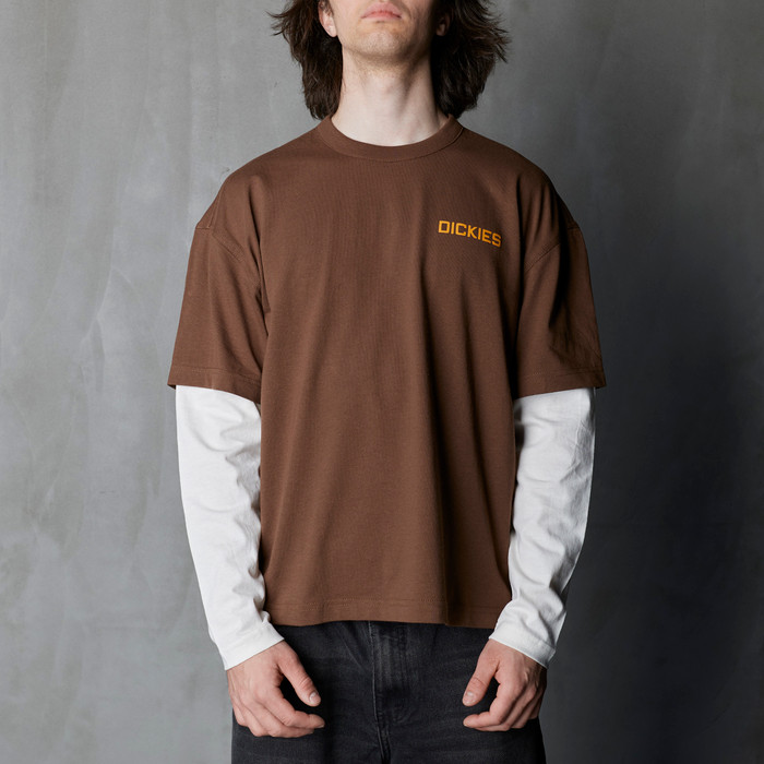 Лонгслив Dickies Payson 2-in-1 Let T-shirt артикул:DK0A88JF0TB1 - купить в магазине Дайс