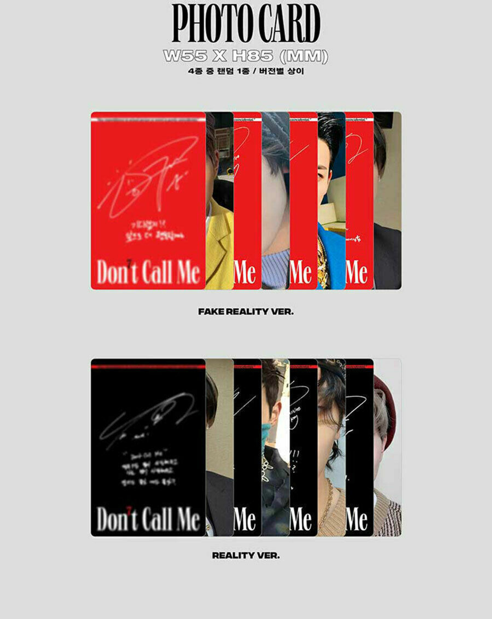SHINee - Don’t Call Me [Photobook ver.] (Fake Reality ver.)