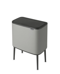 Brabantia Bo Touch 11+23л мусорный контейнер для минерального бетона серый EAN 8710755127243