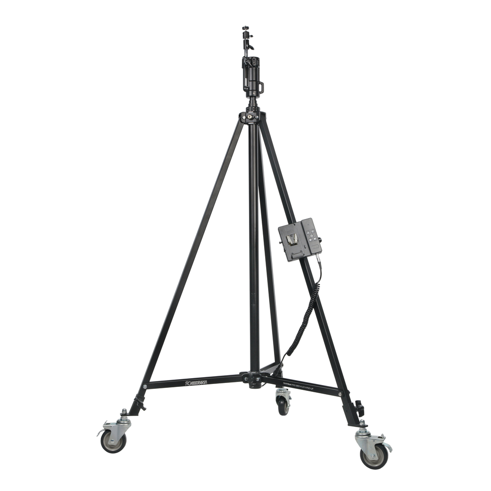 Стойка GreenBean Titan PRO 290WUM WIND-UP на колесах моторизованная
