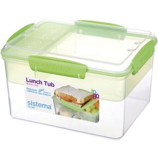 Ланч-бокс Sistema &quot;TO GO&quot;: 4 секции, 2,3 л, цвет Зеленый