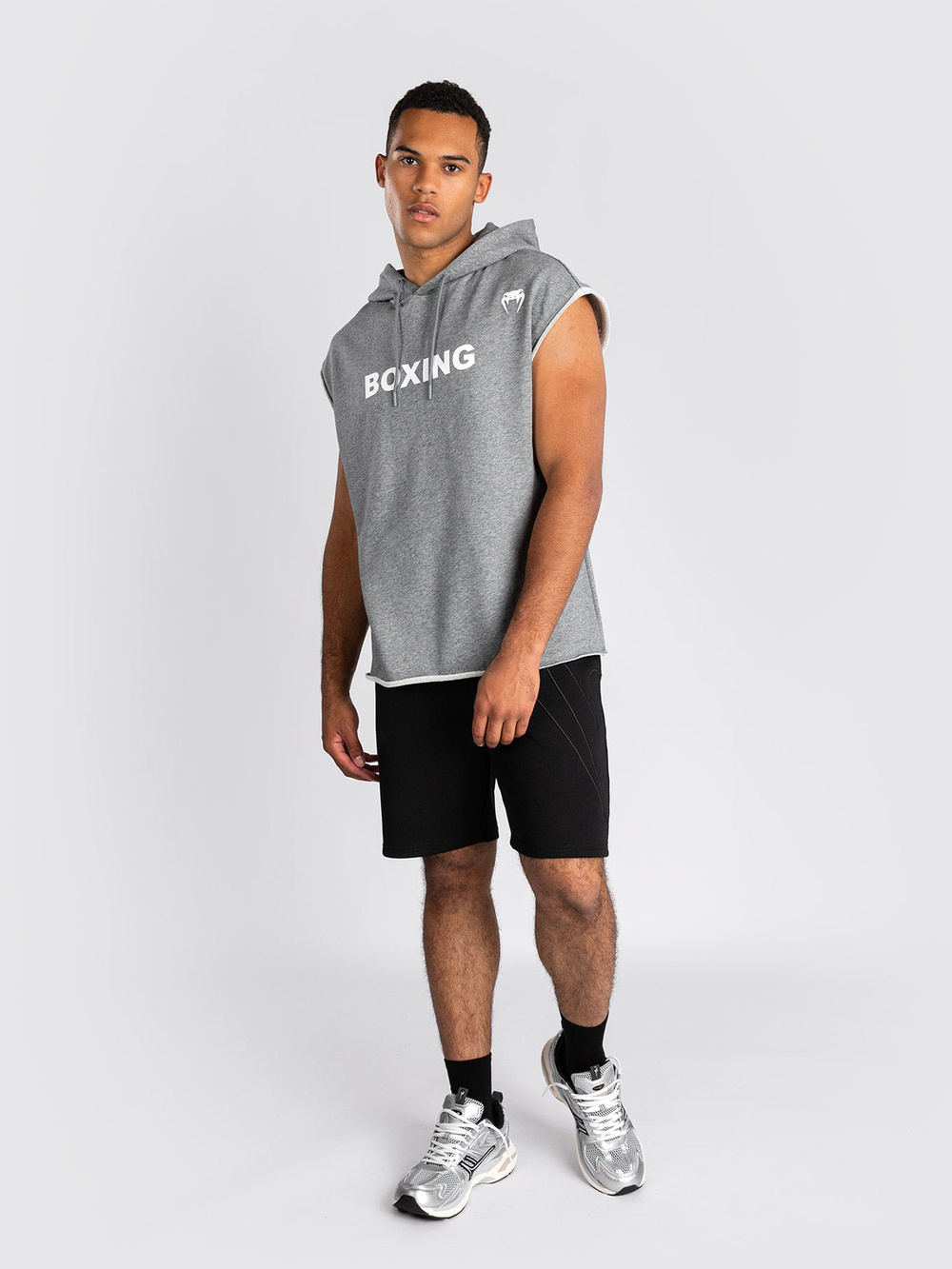 Худи без рукавов Venum Boxing VT Heather Grey
