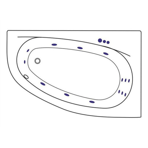 Акриловая ванна Excellent Kameleon P Smart 1700x1100 WAEX.KMP17.SMART