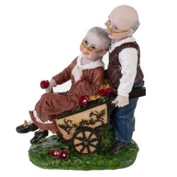 GAEM Фигурка декоративная "Бабушка с дедушкой", L12 W7 H16 см