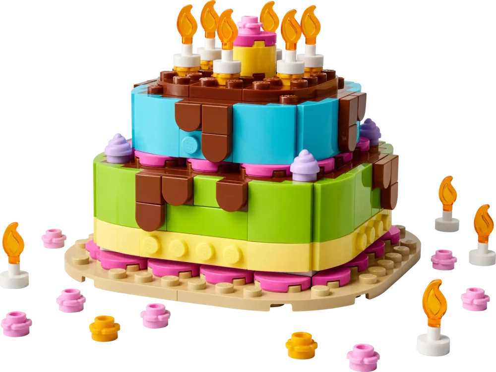 Конструктор LEGO 40815 Торт на день рождения
