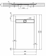 Душевой поддон Aquanet Delight 140x90 белый