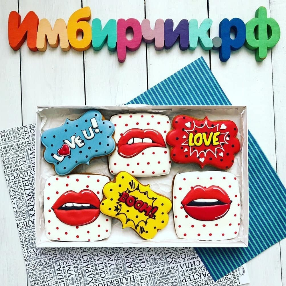 Имбирные пряники Любовь