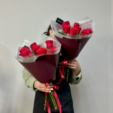 Букет из красных роз