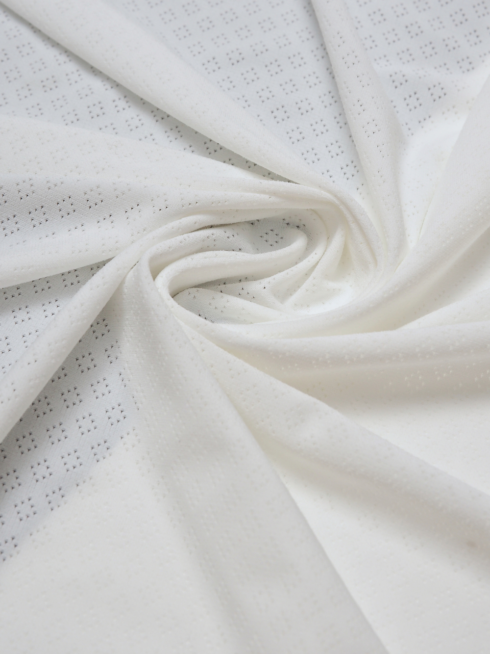 Микрофибра бельевая ажурная матовая эластичная цвет белый
