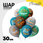 Шар латексный 30см Дембель (Ассорти)