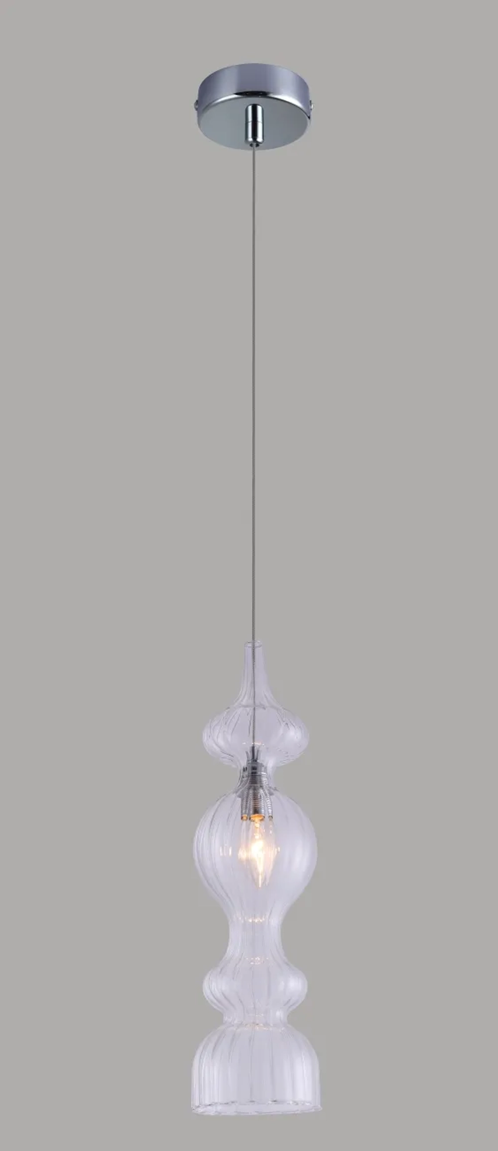 Светильник подвесной Crystal Lux IRIS SP1 A TRANSPARENT