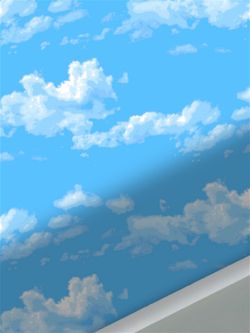 Постельное белье Сказка "Сlouds" 1,5-сп Наволочка 50х70 см 1 шт Простынь 150х215 см Пододеяльник 145х215 см, перкаль