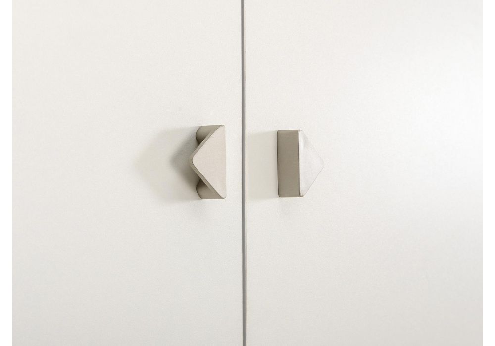 Шкаф Эльга белый шагрень / дуб белый exclusive