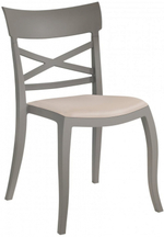 Стул пластиковый с обивкой Papatya XSera-S Soft