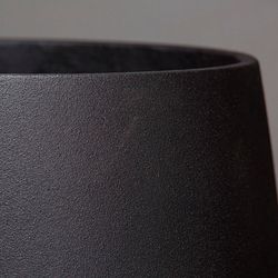 Кашпо BOWL NERO D65 H36